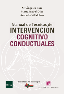 Manual de Técnicas de Intervención Cognitivo Conductuales