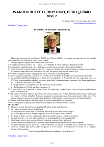 Warren Buffett: Vida y Filosofía del Inversor