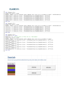 Ejemplos VBA para Colores en Excel