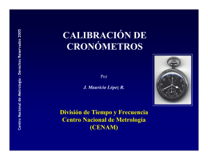 Chronometer Calibration: Photographic Method