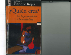 ¿Quién eres? Book on Personality and Self-Esteem