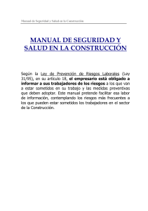 Manual de Seguridad y Salud en la Construcción