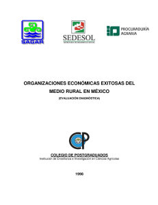 Organizaciones Económicas Rurales en México: Evaluación