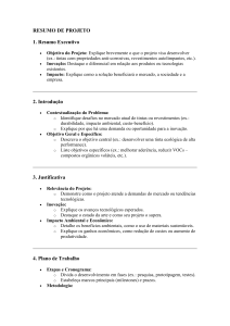 Resumo de Projeto: Desenvolvimento de Tintas e Revestimentos