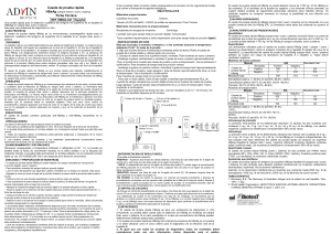 Prueba Rápida HBsAg: Ficha Técnica