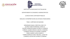 Método de Razones en Análisis Financiero