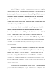 Crítica a la Justicia Indígena: Análisis y Caso en Ecuador