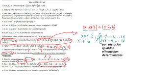 Ejercicios de Vectores en R^n y C^n