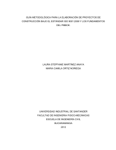 Guía ISO 9001:2008 y PMBOK para Proyectos de Construcción