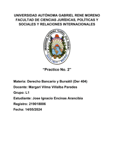 Derecho Bancario: Práctico sobre Bancos y Patrón Oro