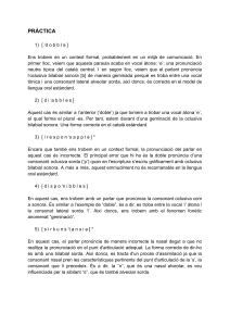 Práctica de Fonética Catalana: Análisis de la Pronunciación