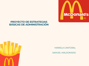 Estrategias Administrativas McDonald's: Proyecto McLight