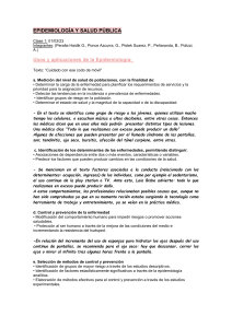 Epidemiología y Salud Pública: Usos y Aplicaciones