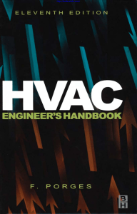 HVAC Engineer's Handbook: Eleventh Edition