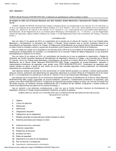 NOM-009-STPS-2011: Seguridad en Trabajos en Altura