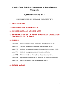 Impuesto a la Renta 3ra Categoría: Caso Práctico 2011