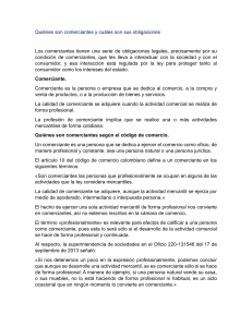 Comerciantes en Colombia: Definición y Obligaciones Legales