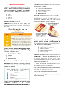 Repaso Cardiovascular: Infarto, ECG y Tratamiento