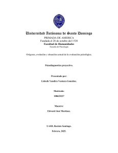 Evaluación Psicológica: Orígenes, Evolución y Actualidad