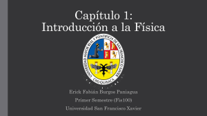 Introducción a la Física: Presentación Universitaria