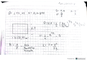 calculo de profundidad vs  pendiente Julian Neira hidráulicaaa
