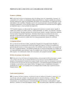 DSI: Propuestas ante Conflictos - Diálogo, Defensa, Pobreza