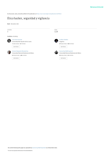 Ética Hacker, Seguridad y Vigilancia: Libro