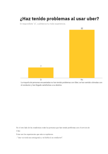 Experiencia Uber: Problemas y Mejoras Sugeridas por Usuarios