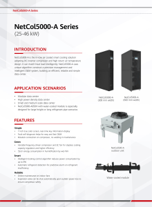 NetCol5000-A Series: Data Center Cooling Solution