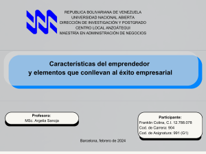 Emprendimiento y Éxito Empresarial: Caso OpenEnglish en Venezuela