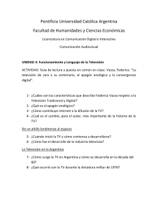 Televisión: Función, Lenguaje y Guía de Convergencia Digital