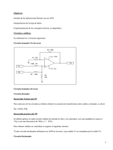 AO (Amplificador Operacional) AOP