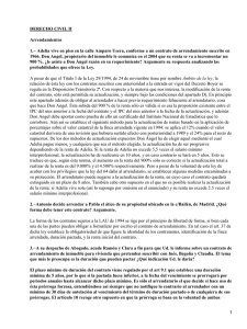 DERECHO CIVIL II Arrendamientos
