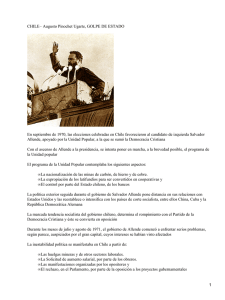 CHILE− Augusto Pinochet Ugarte, GOLPE DE ESTADO