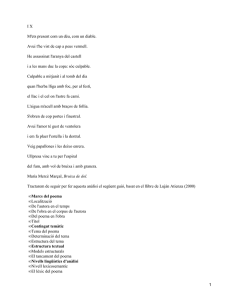 An&aacute;lisis del poema 'Bruixa de dol' de Maria Merc&egrave; Mar&ccedil;al