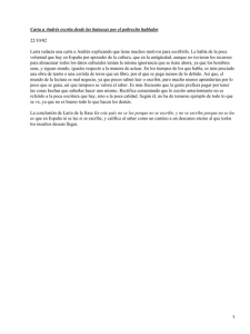 Carta a Andrés escrita desde las Batuecas por el pobrecito hablador; Mariano José de Larra
