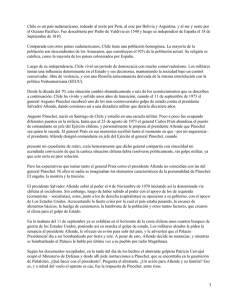 Chile en el siglo XX