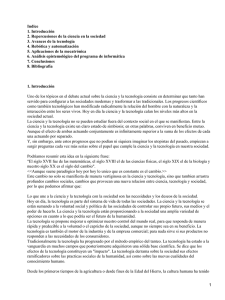 Ciencia y teconolog&iacute;a