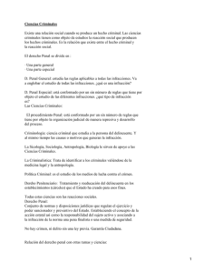 Ciencias criminales