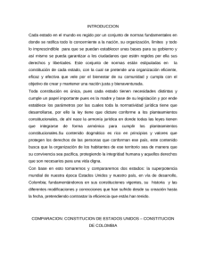 Constitución de Colombia y Estados Unidos