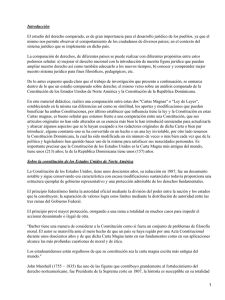 Constitución de la República Dominicana y de los EEUU (Estados Unidos) de Norteamérica