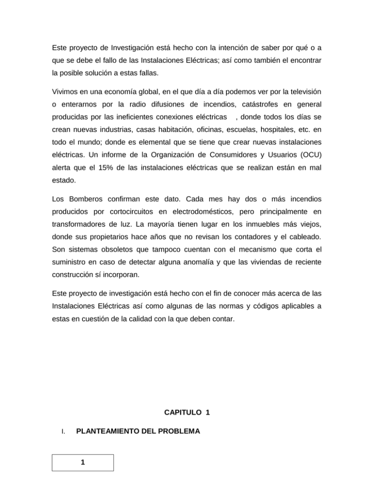 Cortocircuitos Por Instalaciones El ctricas Deficientes