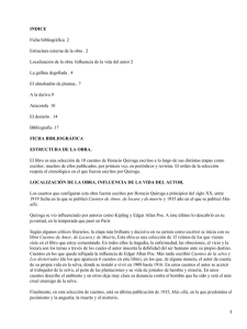 INDICE Ficha bibliográfica  2 Estructura externa de la obra . 2