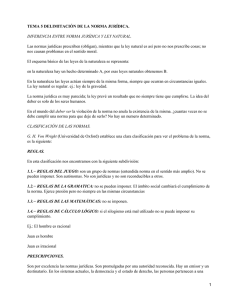 Delimitaci&oacute;n de la Norma jur&iacute;dica