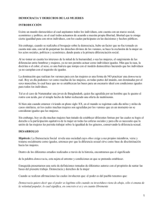 Democracia y Derechos de las Mujeres
