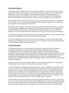 Deontolog&iacute;a Inform&aacute;tica y Seguridad