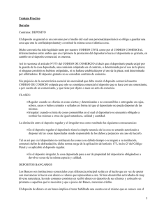 Dep&oacute;sito