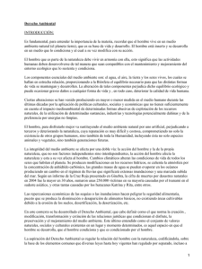 Derecho Ambiental INTRODUCCI&Oacute;N: