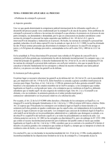 Derecho aplicable al proceso