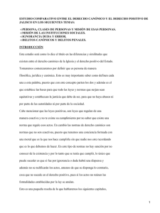 Derecho Can&oacute;nico y Positivo mexicano
